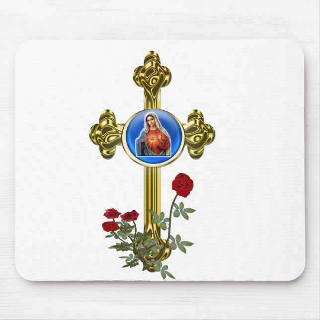 Mother mary Mousepad (Front)