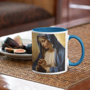 Mother Mary Praying version 5 Coffee Mug