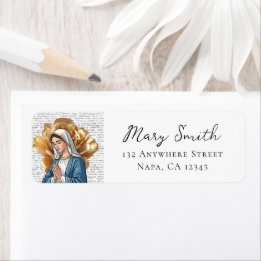 Mother Mary Religious Catholic Customizable