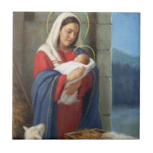 Mother Mary Tile