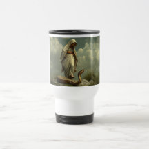 Mother Mary Treading Upon the Serpent Travel Mug