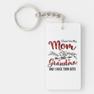 Mother Mom And Grandma Birthday Keychain