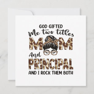 Mother Mom And Principal Mothers Birthday Invitation