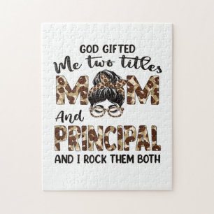 Mother Mom And Principal Mothers Birthday Jigsaw Puzzle