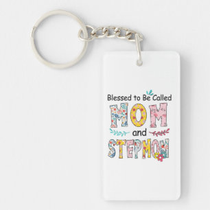 Mother Mom And Stepmom Birthday Keychain