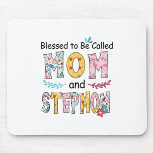 Mother Mom And Stepmom Birthday Mouse Pad