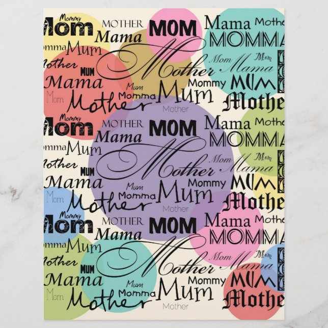 Mother Mom Mum Mama Mommy Flyer (Front)