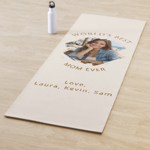 Mother Mom photo cream Yoga Mat