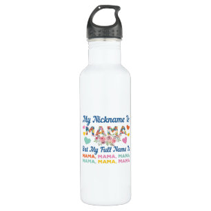 Mother My Nickname Is Mama Birthday 710 Ml Water Bottle