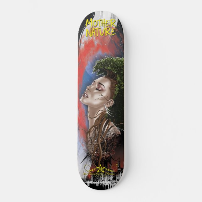 Mother Nature 3/4 Skateboard (Front)