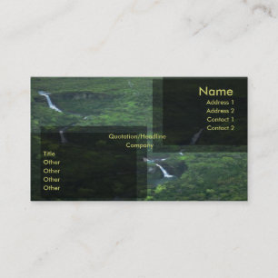 Mother Nature Business Card