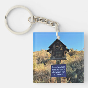 Mother Nature, Grouch Humour Keychain