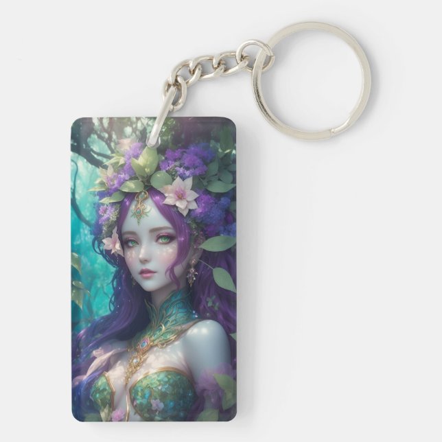 Mother nature keychain (Back)