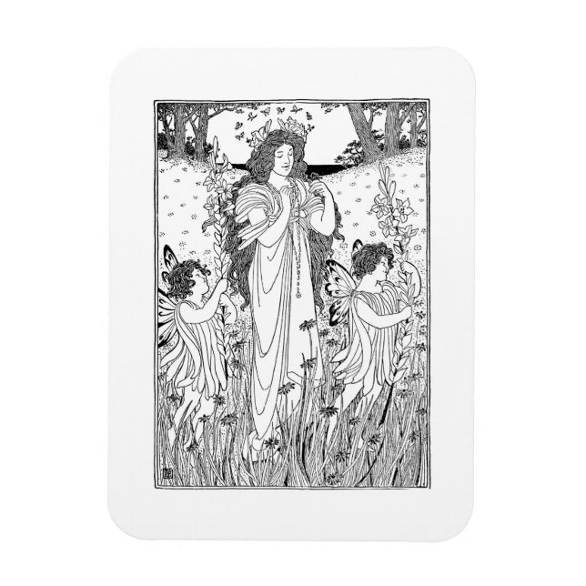 Mother Nature Summer Magnet (Vertical)