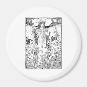 Mother Nature Summer Magnet