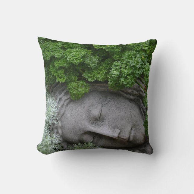 Mother Nature Throw Pillow (Front)