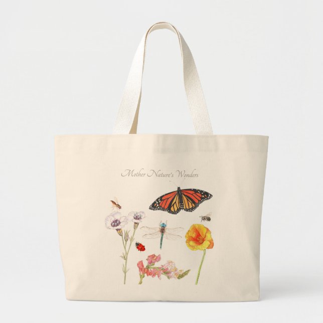 Mother Nature's Wonders Tote Bag (Front)