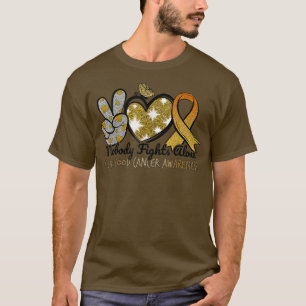 Mother Of A Warrior Hero Childhood Cancer Awarenes T-Shirt