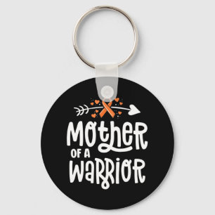 Mother Of A Warrior Mom Family Leukaemia Cancer Aw Keychain