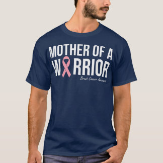 Mother of Breast Cancer Survivor Awareness Pink Ri T-Shirt