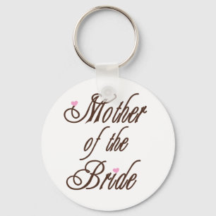 Mother of Bride Classy Browns Keychain