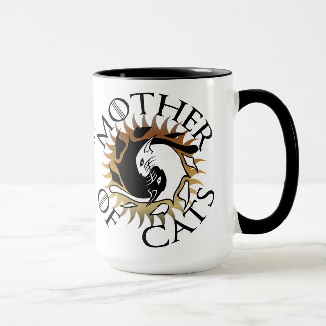 Mother Of Cats Coffee Mug (Right)