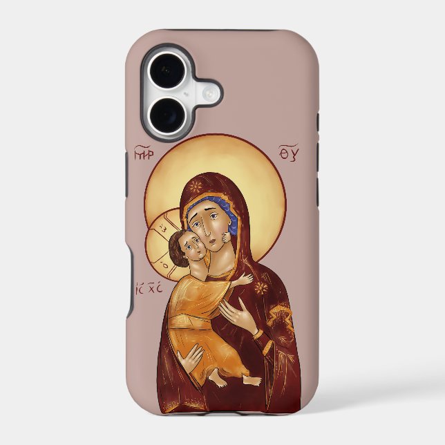 Mother of God Icon (3)iPhone case - multiple sizes (Back)