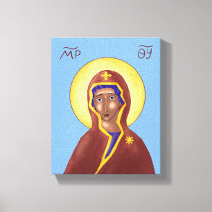 Mother of God Icon Canvas Print