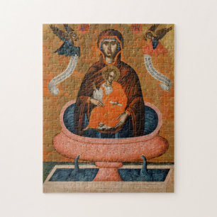 Mother of God of the Life-Giving Spring Icon       Jigsaw Puzzle
