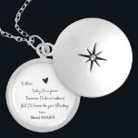 Mother of Groom Secret Note Locket From Son<br><div class="desc">Mother of Groom Secret Note Locket From Son. A great meaningful gift to present to the mother of the groom on his wedding day. It shows even though you are now married you will always her little boy. You can also personalize it to your personal name and date of the...</div>