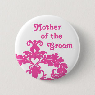 Mother of Groom wedding 2 Inch Round Button