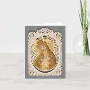 Mother of Mercy Madonna in Prayer ... Card