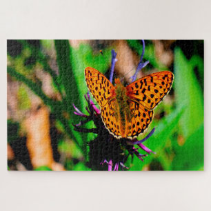 Mother of Pearl Butterfly. Jigsaw Puzzle