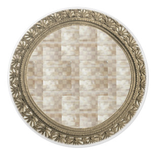 Mother of Pearl Ceramic Knob