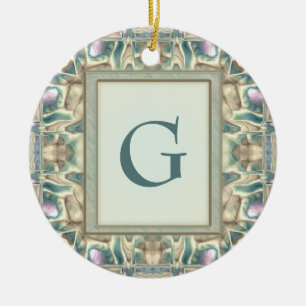 Mother of Pearl Ceramic Ornament