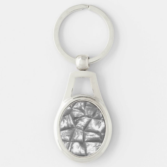 Mother of Pearl Design Keychain (Front)