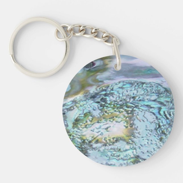 Mother of Pearl Keychain (Front)