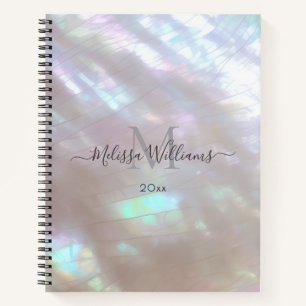 Mother-of-pearl  Monogram Shimmering Notebook