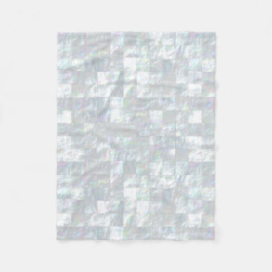 Mother Of Pearl Mosaic Fleece Blanket