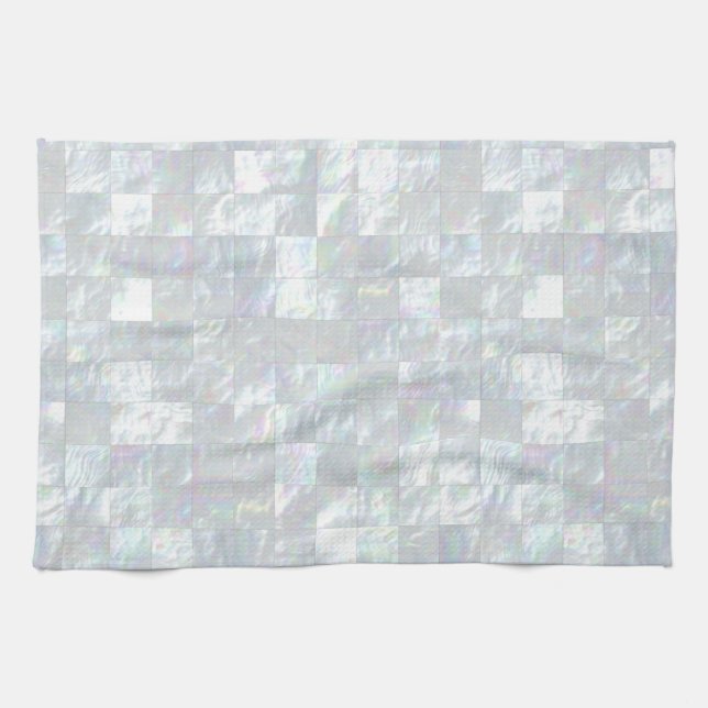 Mother Of Pearl Mosaic Kitchen Towel (Horizontal)