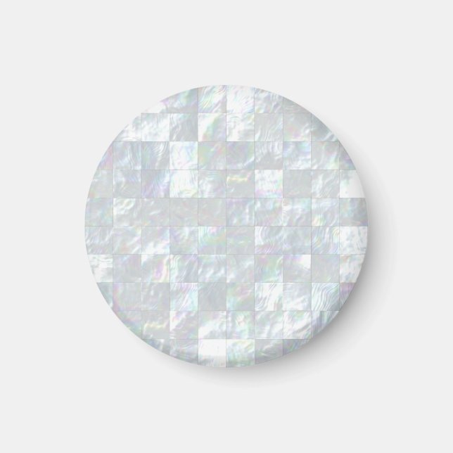 Mother Of Pearl Mosaic Magnet (Front)