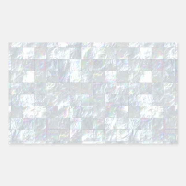 Mother Of Pearl Mosaic Sticker (Front)