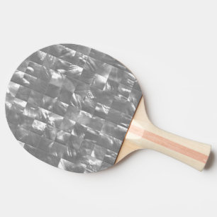 Mother of Pearl Ping Pong Paddle