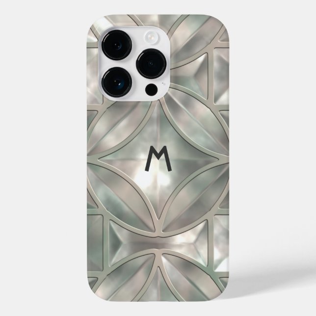 Mother of Pearl shades of pearl imitation Case-Mate iPhone Case (Back)
