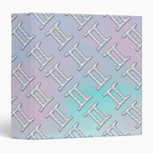 Mother of Pearl Style Gemini Zodiac Sign Binder