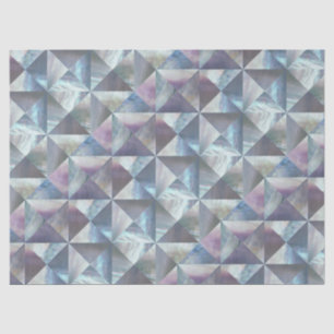 Mother of Pearl Texture Luxury Geometric Patterned Tissue Paper