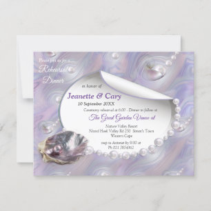 Mother of Pearls Celebration Invitation