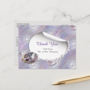 Mother of Pearls Merged like Liquid Swirls  Postcard