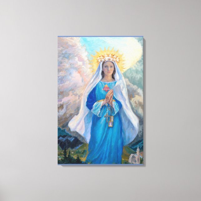 Mother of Salvation Canvas Print medium size (Front)