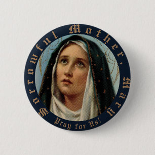 Mother of Sorrows 2 Inch Round Button